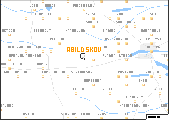 map of Abildskov