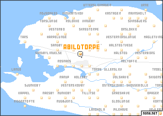 map of Abildtorpe