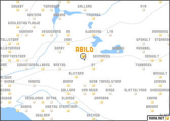 map of Abild