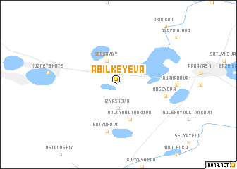 map of Abil\