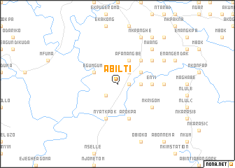 map of Abilti