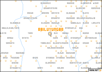 map of Abiluyungba