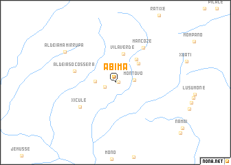 map of Abima