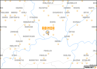 map of Abimoa