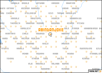 map of Abindanjoke