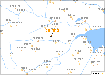 map of Abinda