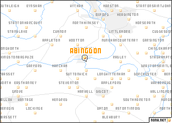 map of Abingdon