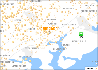 map of Abingdon