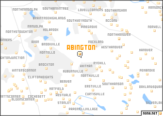 map of Abington