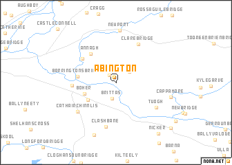 map of Abington