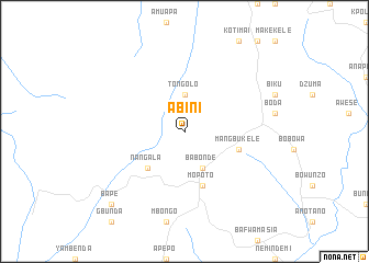 map of Abini