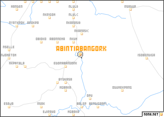 map of Abinti Abangork