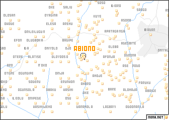 map of Abiono