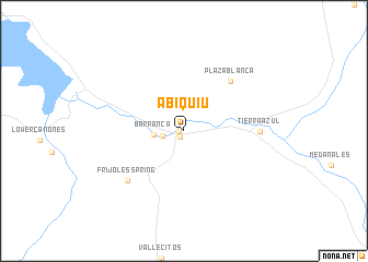 map of Abiquiu