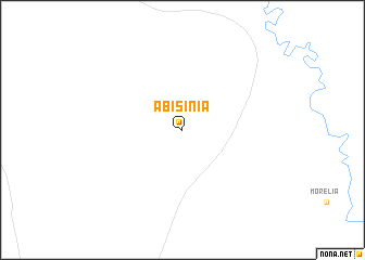 map of Abisinia