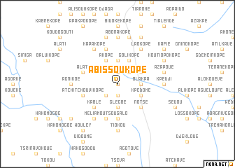 map of Abissoukopé