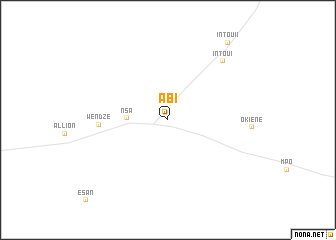 map of Abi