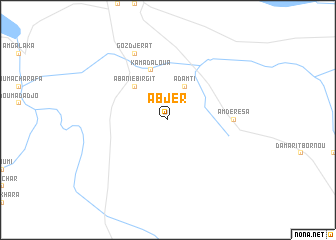 map of Abjer