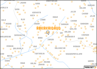 map of Abkakai Daūd