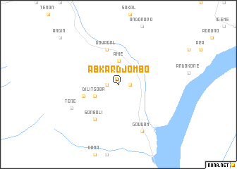 map of Abkar Djombo