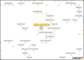 map of Āb Khāneh