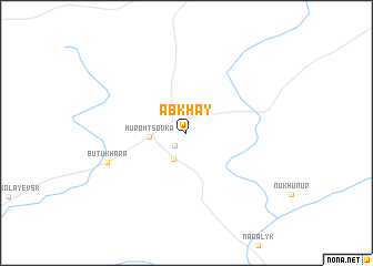 map of Abkhay