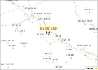 map of Ābkhīzeh