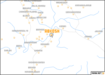 map of Ābkosh