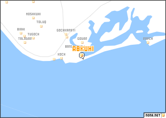 map of Ābkūhī