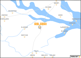 map of Ablabaï