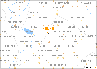 map of ‘Ablah