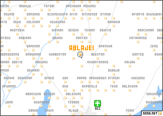 map of Ablajei