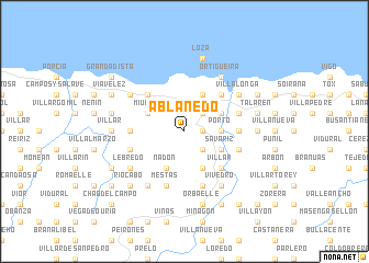 map of Ablanedo