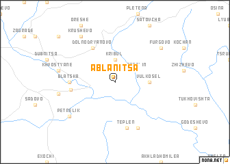 map of Ablanitsa