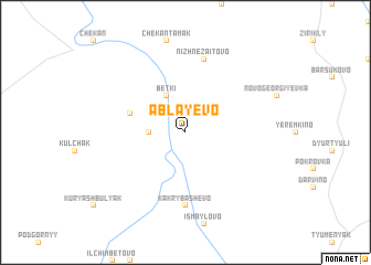 map of Ablayevo