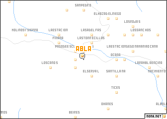 map of Abla