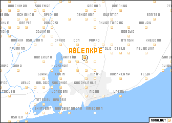 map of Ablenkpe