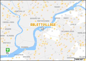 map of Ablett Village