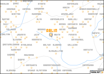 map of Ablīn