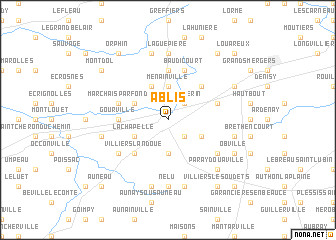 map of Ablis