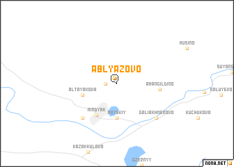 map of Ablyazovo