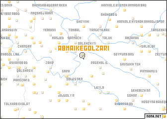 map of Āb Mā\