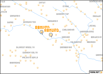 map of Āb Mūrd