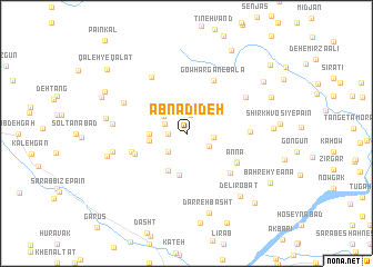 map of Āb Nadīdeh