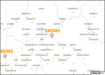 map of Aboabo