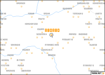map of Aboabo