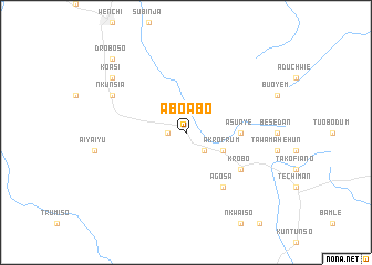 map of Aboabo