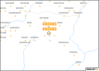 map of Aboabo