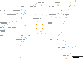 map of Aboabo