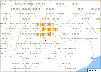 map of Aboansa